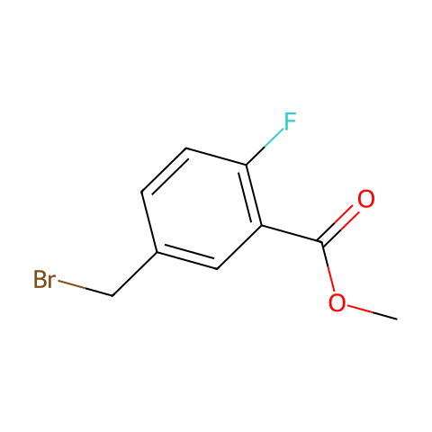 Methyl 5-(broMoMethyl)-2-fluorobenzoate结构图