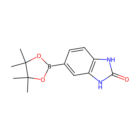 2-氧代-2,3-二氢-1H-苯并咪唑-5-硼酸频那醇酯结构图