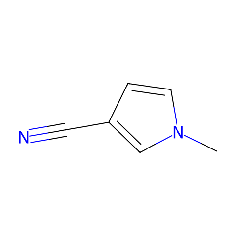 1H-Pyrrole-3-Carbonitrile, 1-Methyl-结构图