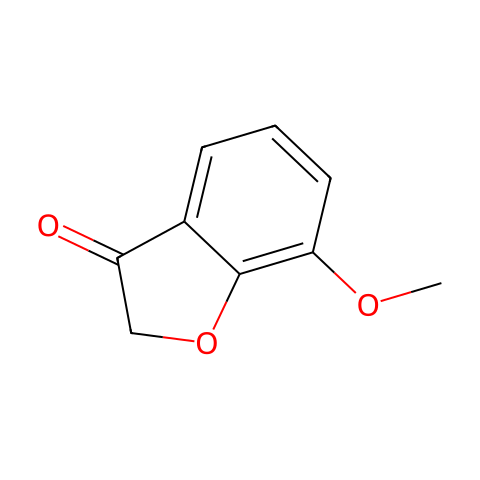 7-甲氧基-3(2H)-苯并呋喃酮结构图