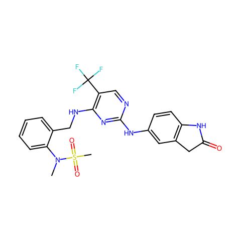 PF-431396,双重FAK / PYK2抑制剂结构图