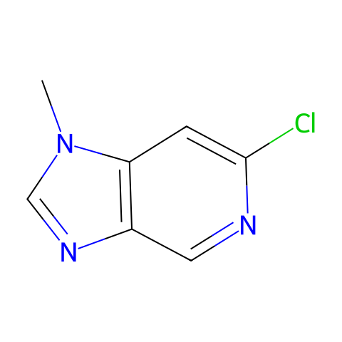 6-氯-1-甲基-1H-咪唑并[4,5-C]吡啶结构图