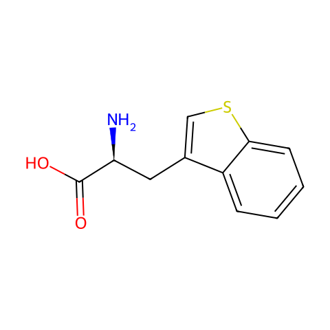 H-3-ALA(3-苯并噻吩)-OH结构图