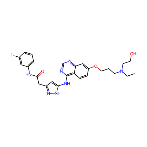 Barasertib (AZD1152-HQPA)结构图