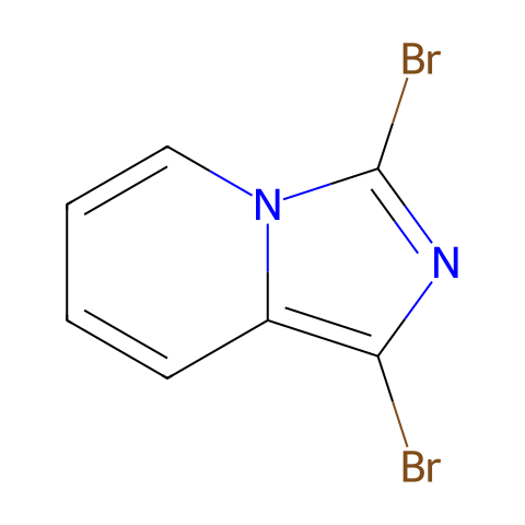 1,3-DIBROMO-IMIDAZO[1,5-A]PYRIDINE结构图