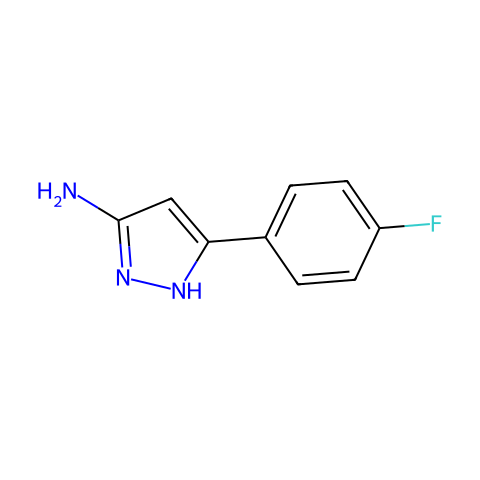 5-氨基-3-(4-氟苯）吡唑结构图