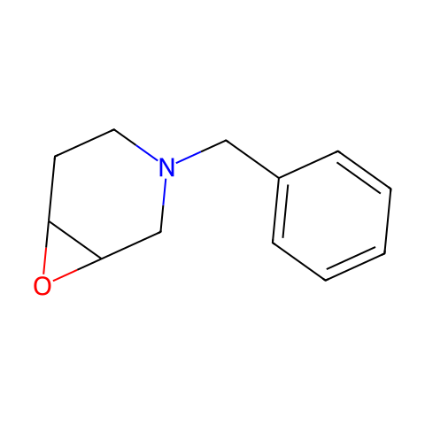 3-benzyl-7-oxa-3-aza-bicyclo[4.1.0]heptane结构图
