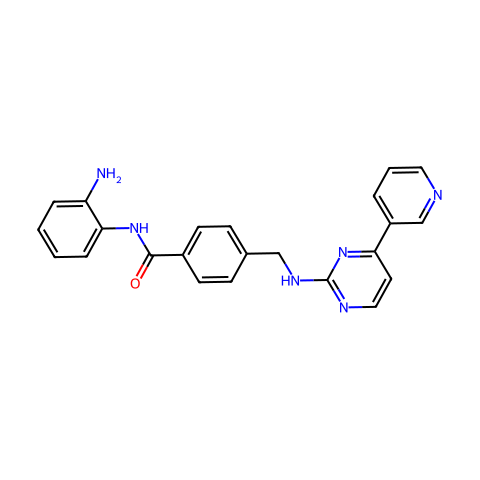 Mocetinostat (MGCD0103)结构图