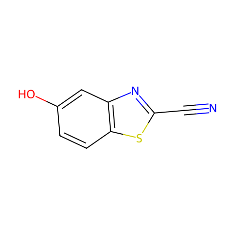 5-羟基-2-氰基苯并噻唑结构图