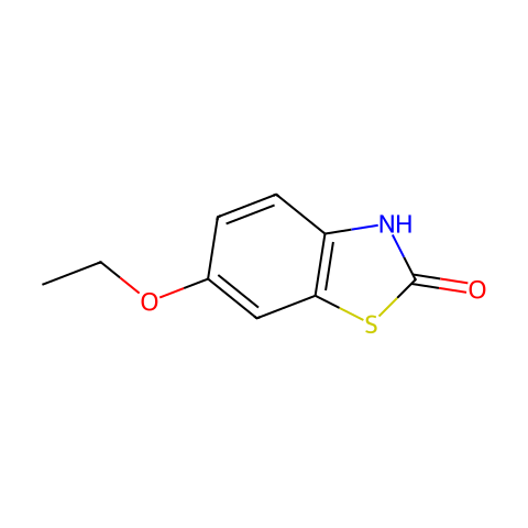 6-乙氧基-2(3H)-苯并噻唑酮结构图