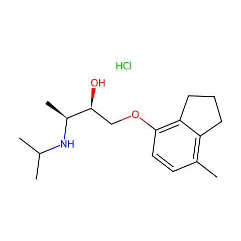 ICI 118551 Hydrochloride结构图