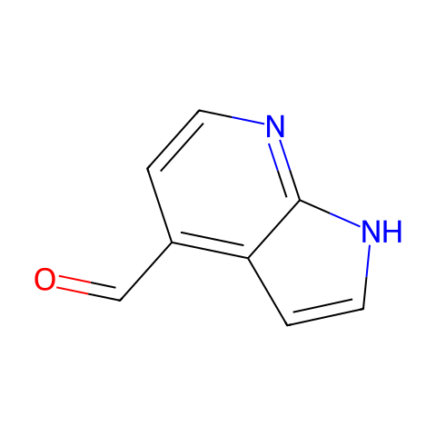 7-氮杂吲哚-4-甲醛结构图