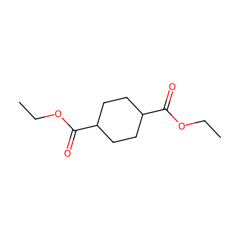 1,4-环己烷二甲酸二乙酯(异构体混合物)结构图