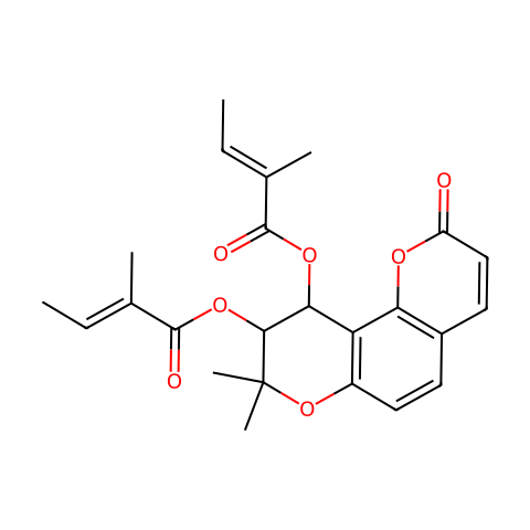 Praeruptorin B结构图