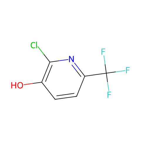 2-氯-3-羟基-6-三氟甲基吡啶结构图