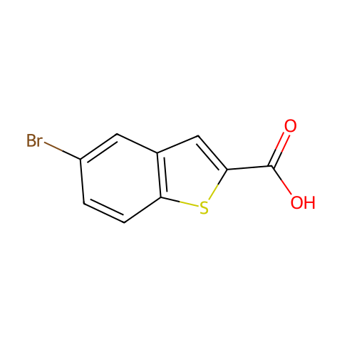 5-BROMO-1-BENZOTHIOPHENE-2-CARBOXYLIC ACID结构图