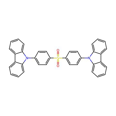 双[4-(9-氢-咔唑基)苯基]硫砜结构图
