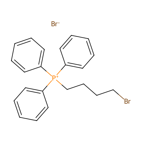 （4－溴丁基）三苯基溴化膦结构图