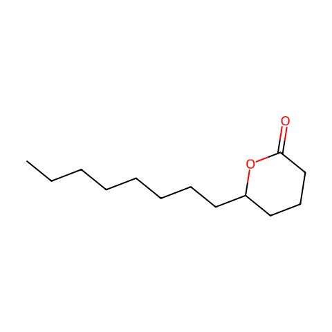 δ-十三烷酸内酯结构图