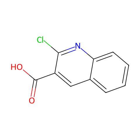 2-氯喹啉-3-羧酸结构图