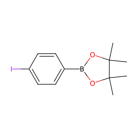 4-碘苯基硼酸,频哪醇酯结构图
