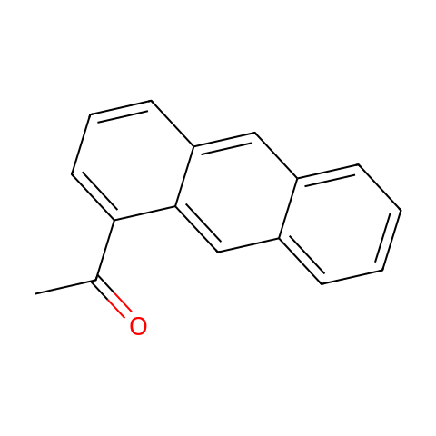 1-(anthracen-1-yl)ethanone结构图