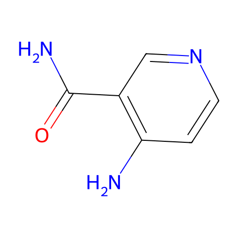 4-氨基-3-吡啶甲胺结构图