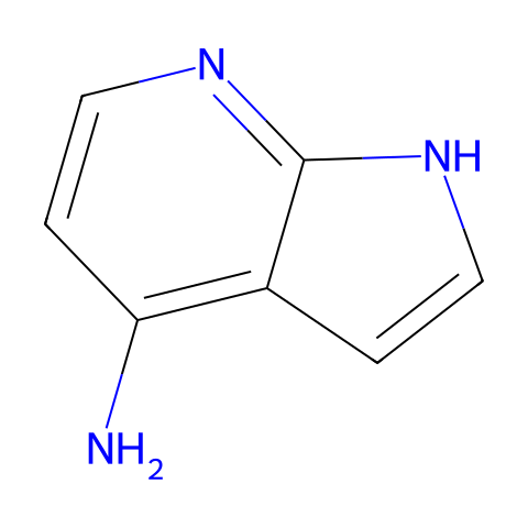 4-氨基-7-氮杂吲哚结构图