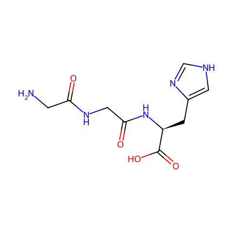 甘氨酸-甘氨酸-组氨酸结构图