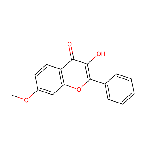3-Hydroxy-7-Methoxyflavone结构图