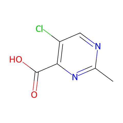 5-氯-2-甲基嘧啶-4-羧酸结构图