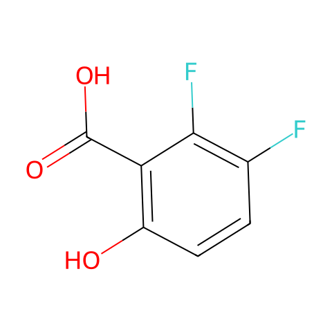 2,3-Difluoro-6-Hydroxybenzoic Acid结构图