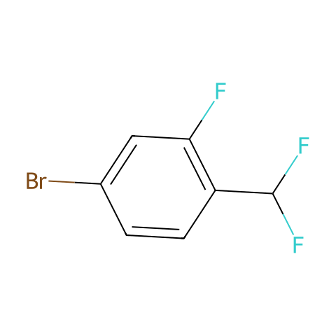 4-溴-1-(二氟甲基)-2-氟苯结构图