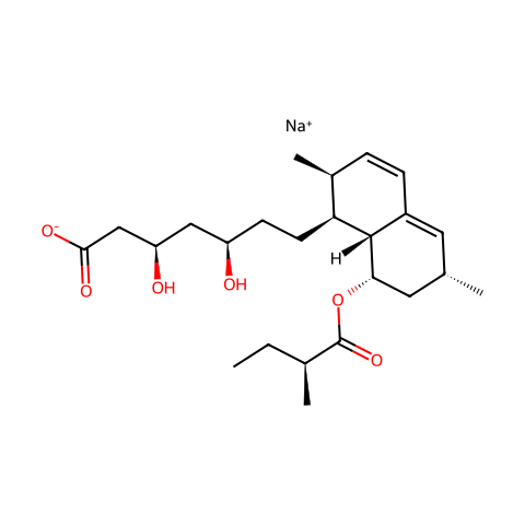Lovastatin Hydroxy Acid, Sodium Salt结构图