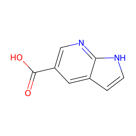 7-氮杂吲哚-5-羧酸结构图