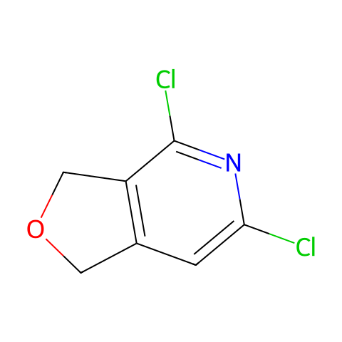 4,6-dichloro-1H,3H-furo[3,4-c]pyridine结构图
