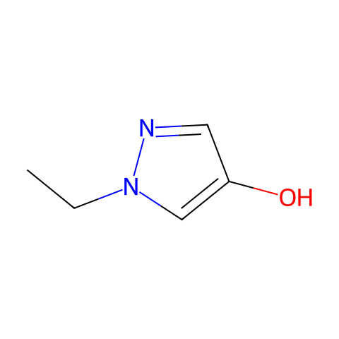 1-乙基-4-羟基吡唑结构图