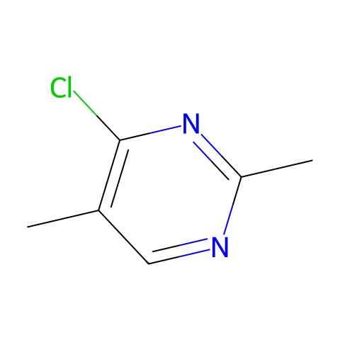 4-氯-2,5-二甲基嘧啶结构图