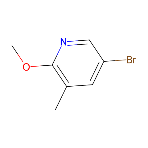 5-bromo-2-methoxy-3-methylpyridine结构图