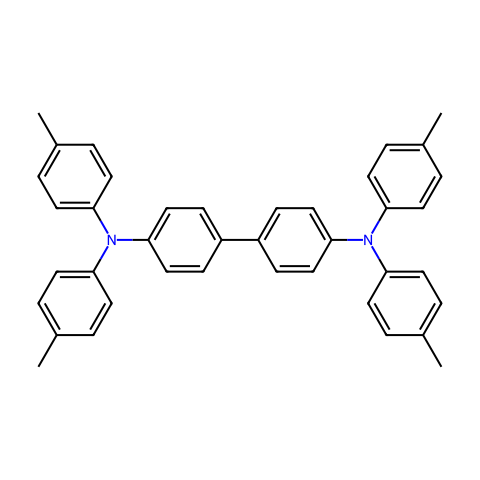 N,N,N',N'-四(对甲苯基)联苯胺 (升华提纯)结构图