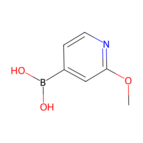 2-甲氧基吡啶-4-硼酸结构图