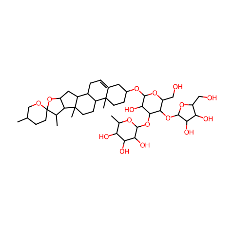 Polyphyllin I结构图