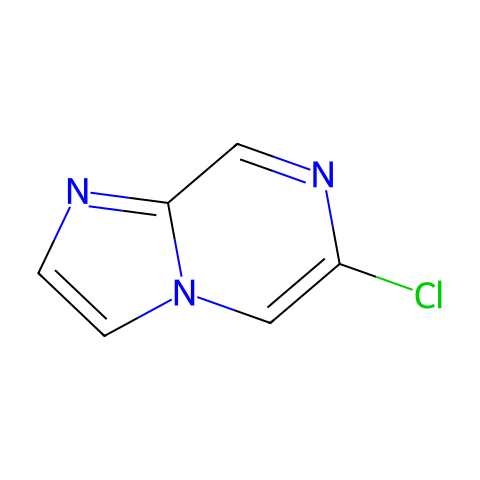 6-氯咪唑[1,2A]吡嗪结构图