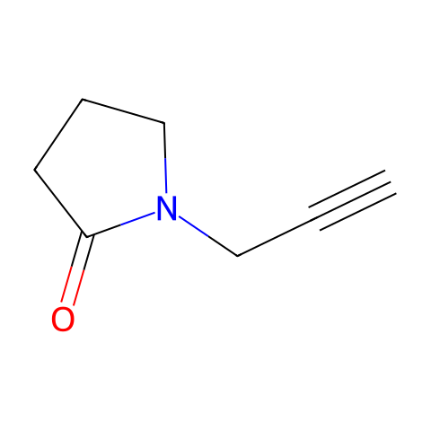 1-PROP-2-YNYL-PYRROLIDIN-2-ONE结构图