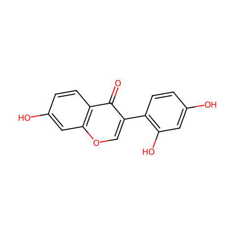 2'-Hydroxydaidzein结构图