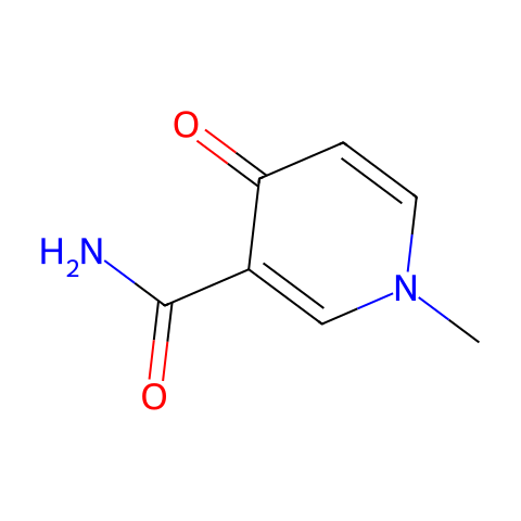1,4-Dihydro-1-methyl-4-oxo-3-pyridinecarboxamide结构图