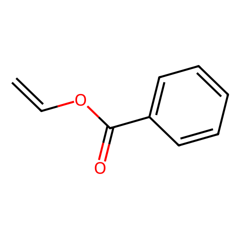 苯甲酸乙烯酯(含稳定剂MEHQ)结构图