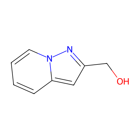 吡唑并[1,5-a]吡啶-2-甲醇结构图