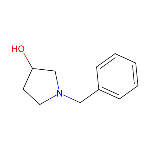 1-苄基-3-羟基吡咯烷结构图