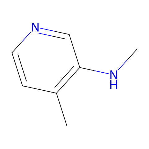 4-METHYL-3-METHYLAMINOPYRIDINE结构图